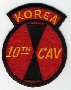 US ARMY KOREA 7TH DIVISION 10TH CAV Patch