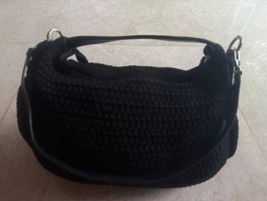 Gorgeous branded Nylon Crotcheted bag