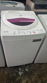Mesin Basuh Top Load Automatic Pink 6.5kg Auto