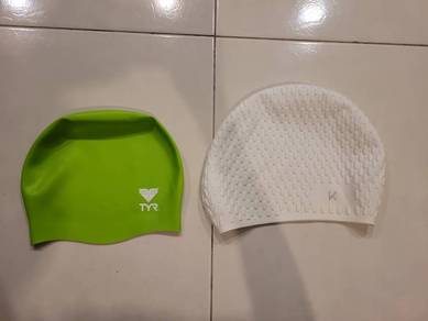 2 pcs Swimming Cap - TYR brand, K brand