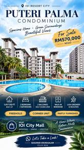 Condominium For Sale in Puteri Palma Condominium