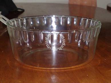 Mangkuk vintage Pyrex baking dish bowl