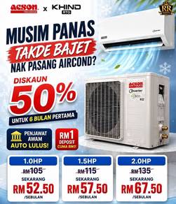 Aircond Acson Dual Inverter (Port Dickson 004)