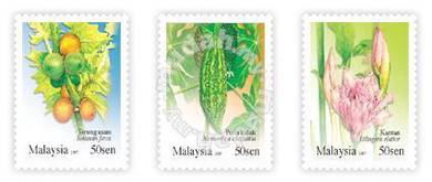 Mint Stamp Rare Vegetables Malaysia 2007