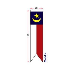 Bendera Melaka (Polyester) 2 x 8ft