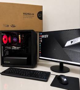 Gaming PC + New Monitor Fullset Combo RTX3060Ti