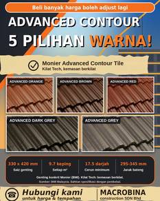 genting monier contour untuk dijual semabok duyong