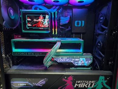 ROG Hatsune Miku RTX5080 9800X3D 64GB 6000MHz CL30
