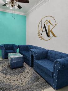 sofa chesterfield 3++1+M | COD | harga murah