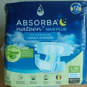 Adult diapers absorbs L