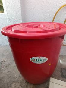 New Red Water Drum/Tong Air Besar 125L 