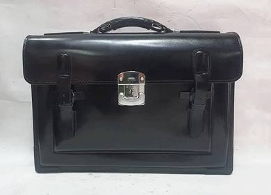 JAPANESE Double Strap "Military Style" Leather Bri