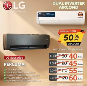 Promo LG Dual Inverter Aircond (Ampangan NSE)