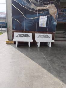 kerusi batu terazzo kk120cm
