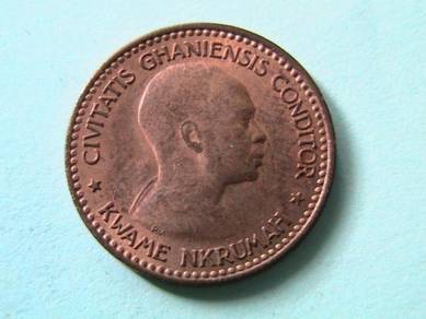 Ghana Republic Half Penny 1958 (UNC)[Kod : A1365]