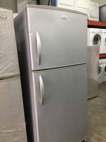 Whirlpool Refrigerator Silver Fridge Peti Sejuk