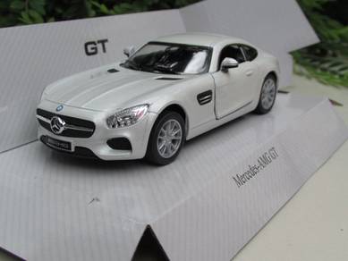 Kinsmart Diecast Car Mercedes AMG GT S White
