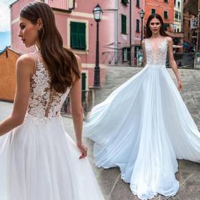 White lace wedding bridal dress gown RB1421