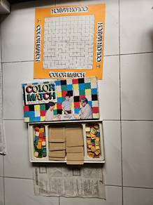 Vintage 1982 color match board game