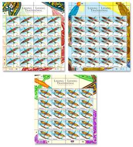 Mint Stamp Sheet Traditional Kites Malaysia 2005