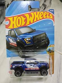 Hotwheels Blue Ford F-150 Raptor
