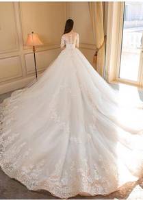 Cream or white wedding bridal dress gown RB0636
