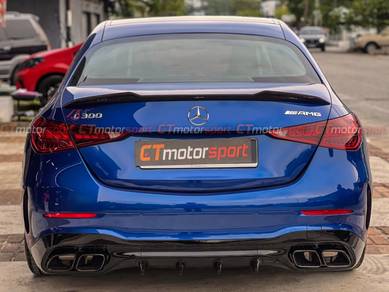 Mercedes W206 AMG C43 C63s Rear Diffuser Black