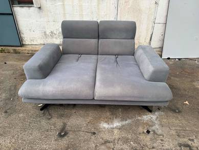 (Goodnite) 6ft Velvet Push Back Adjustable Sofa 2