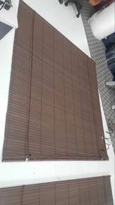 outdoor wooden blinds