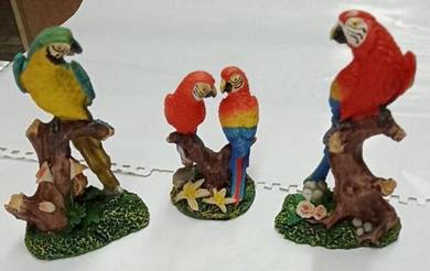 Ceramic Parrots