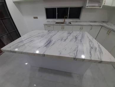 Kitchen cabinet quartz stone tabletop