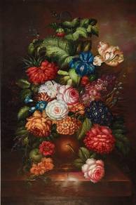 Vibrant Floral Still-Life Oil Painting IX