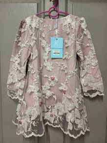 JannahNoe Rosalind Kurung Kids - Dusty Pink