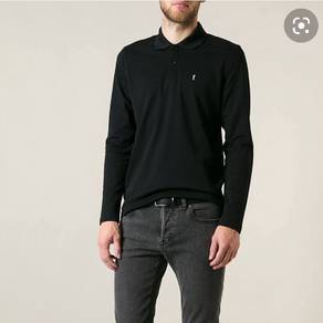 Yves Saint Laurent Navy Blue Long Sleeve T-shirt