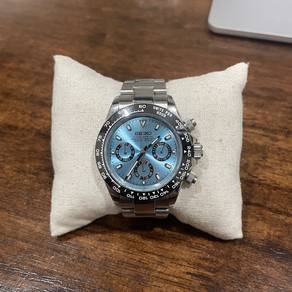 Seiko Daytona Mod – Ice Blue Dial|Stainless Steel|