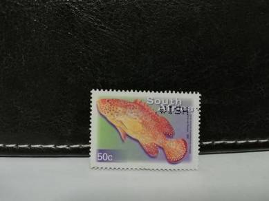 2000 South Africa Stamp Fish Coral Grouper