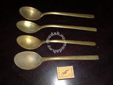 Antique brass ladle senduk tembaga antik