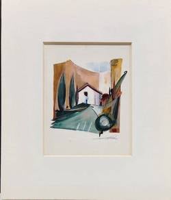 Abstract Expressionist Countryside Print📢