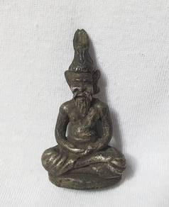 vintage silver plated bronze lersi phra ruesi body