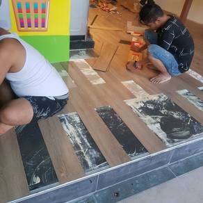 SUPPLY INSTALL VINYL l 3mm l thick l design kayu l