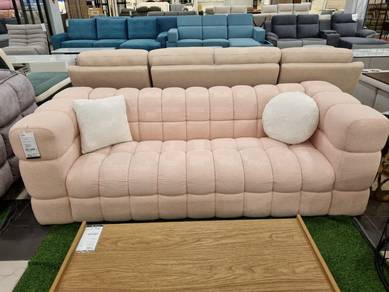 3 Seater Sofa Fabric (pink)