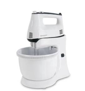 SHARP 300W Stand/Hand Mixer EMS60WH
