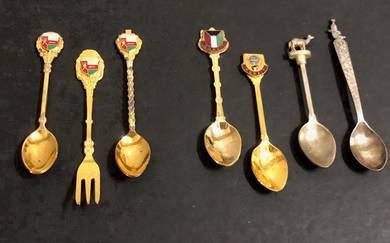 Vintage Collectible Spoons from the Middle East