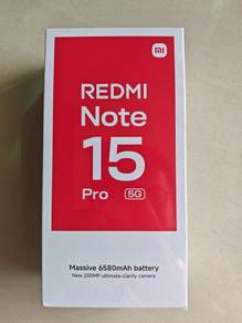 Xiaomi Redmi Note 15 Pro 5G Black 12GB RAM 256GB