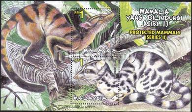 2000 Protected Mammals II Malaysia Stamp UM MS