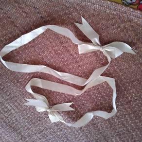 golden ribbon 金色絲帶 x 2
