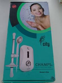 City Champs Instant Water Heater – Complete set in