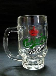 Carlberg glass mug cup (A6)