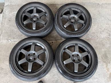Rim te37 cutting japan 17 inch vios city almera