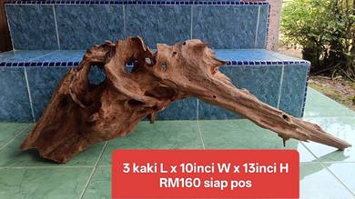 kayu aquarium driftwood BESAR BODY GRED A solid
